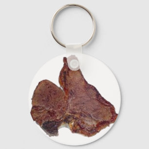 T-Bone-Steak Schlüsselanhänger