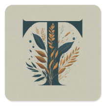 T Botanische Monogramm