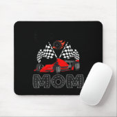 T Crew Mom Racing Car Birthday Boy Family Matching Mousepad (Mit Mouse)