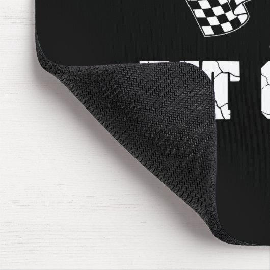 T Crew Race Car Birthday Party Family Matching Car Mousepad (Ecke)
