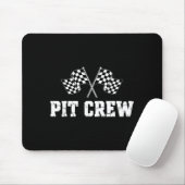 T Crew Race Car Birthday Party Family Matching Car Mousepad (Mit Mouse)