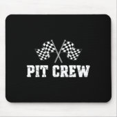 T Crew Race Car Birthday Party Family Matching Car Mousepad (Vorne)