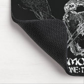 T.D.A.C die rauchende Mönch-Mausunterlage Mousepad (Ecke)
