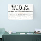 T.D.S. TRAITOR DERANGEMENT SYNDROM BANNER (Messeveranstaltung)