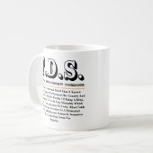 T.D.S. TRAITOR DERANGEMENT SYNDROM KAFFEETASSE (Vorderseite Links)