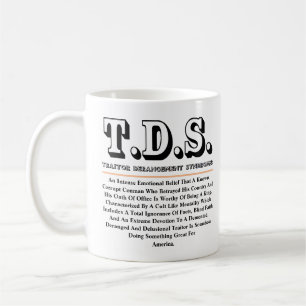 T.D.S. TRAITOR DERANGEMENT SYNDROM KAFFEETASSE