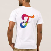 T Dance Herren Basic Pride T-Shirt Shirt (Rückseite)