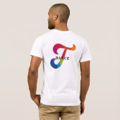 T Dance Herren Basic Pride T-Shirt Shirt (Schwarz voll)
