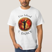 T-Dance-T - Shirt auf Feuerinsel (Vorderseite)