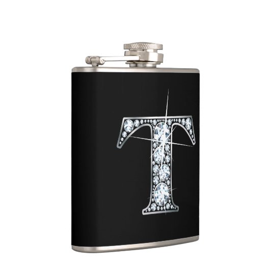 T "Diamond Bling"-Flasche Flachmann (Rechts)