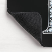 "T" Diamond Bling Mousepad (Ecke)