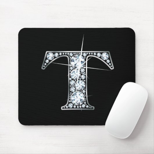 "T" Diamond Bling Mousepad (Mit Mouse)