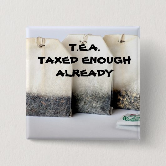 T.E.A. Knopf Button (Vorderseite)