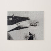 T.E. Lawrence im arabischen Kleid (b/w Foto) Puzzle (Horizontal)