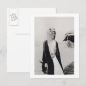 T. E. Lawrence in Arab Dress (b/w-Foto) Postkarte (Vorne/Hinten)
