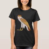 t Egyptian Owl Bird Hieroglyphic T-Shirt (Vorderseite)