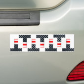 T Flag Autoaufkleber (Auf Auto)