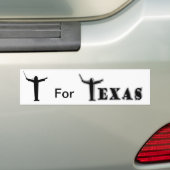 T für "Texas" Autoaufkleber (Auf Auto)