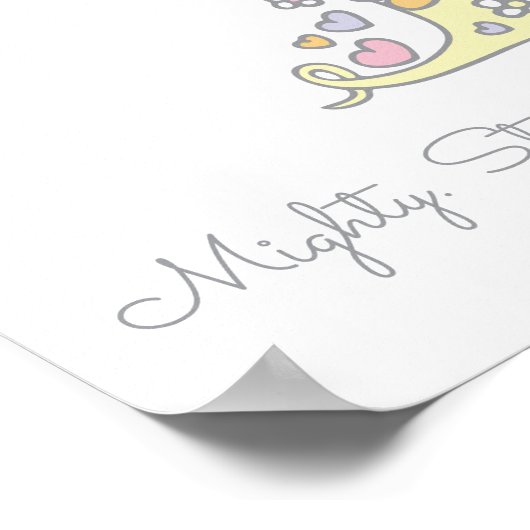 T für Tilly Monogram Art Name Poster (Ecke)