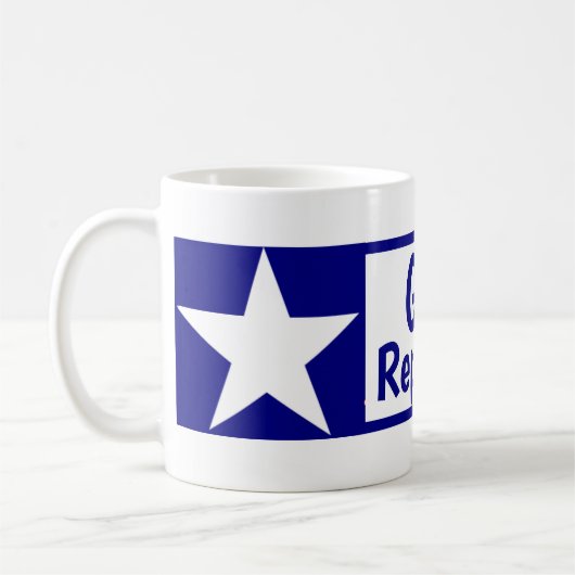 T für Trump Got Vertretung Kaffeetasse (Links)