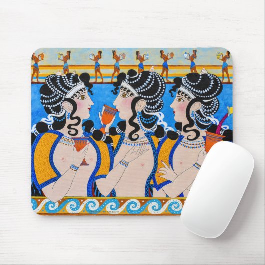 "T.G.I.B.C." Minoan Fresko Mousepad (Mit Mouse)