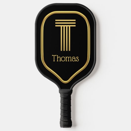 T Gold Pickleball Paddle (Vorderseite)