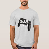 T-Gray-T - Shirt mit Black PlayStation-Controller (Vorderseite)