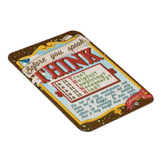 T.H.I.N.K. Magnet (Rechte Seite)