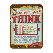 T.H.I.N.K. Magnet (Vertikal)