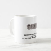 T.I.M.E. Kaffee-Tasse Kaffeetasse (Vorderseite Links)