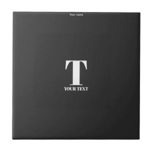 T-Ihr Name individuell Fliese