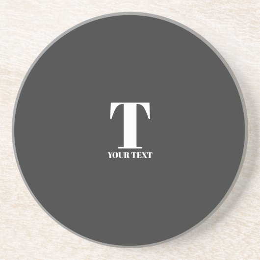 T-Ihr Name individuell Getränkeuntersetzer (Vorne)