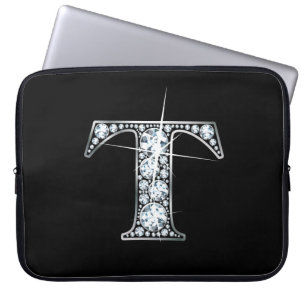 T-Imitate-"Diamant"-Monogramm Laptopschutzhülle