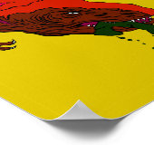 T is For T-Rex Poster (Ecke)