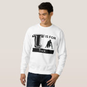 T ist für Bahn Sweatshirt (Vorne ganz)