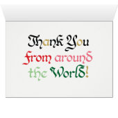 T ist für Dankeschön-Karte (Innenansicht Horizontal (Unten))