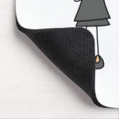 T ist für Lehrer Mousepad (Ecke)