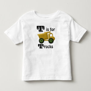 T ist für Lkw-Kleinkinder-T - Shirt