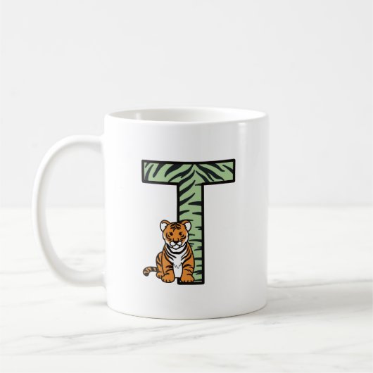 T ist für... personalisiert kaffeetasse (Links)