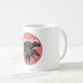 T ist für Tapir Keeper Kaffeetasse (VorderseiteRechts)