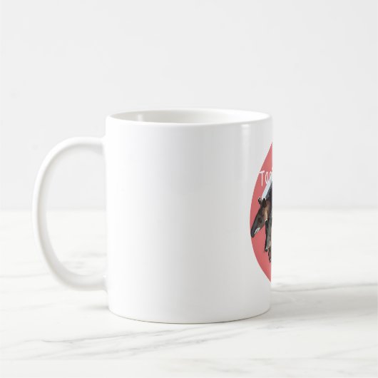 T ist für Tapir Keeper Kaffeetasse (Links)