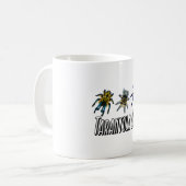 T ist für Tarantula Vater Kaffeetasse (Vorderseite Links)