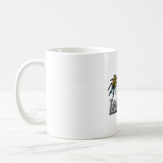 T ist für Tarantula Vater Kaffeetasse (Links)