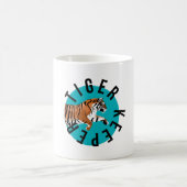 T ist für Tiger Keeper Kaffeetasse (Mittel)