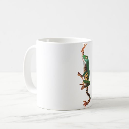 T ist für Tiger Legged Tree Frog Kaffeetasse (Vorderseite Links)