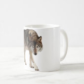T ist für Timber Wolf Kaffeetasse (VorderseiteRechts)