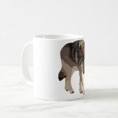 T ist für Timber Wolf Kaffeetasse (Vorderseite Links)