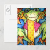 T ist für Toad Postkarte (Vorne/Hinten)