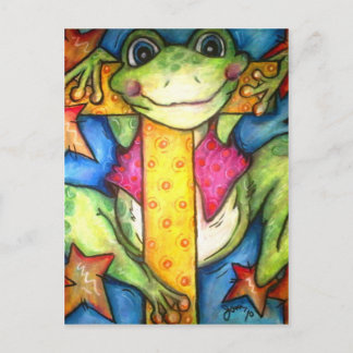 T ist für Toad Postkarte