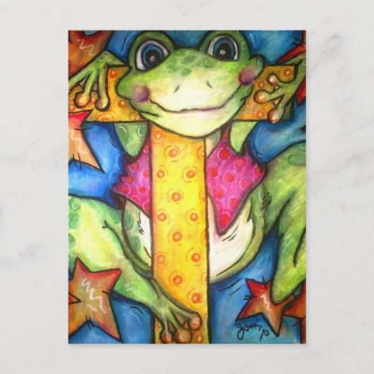 T ist für Toad Postkarte (Vorderseite)